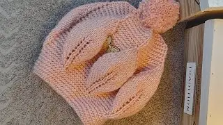 Tuto tricot beret feuilles
