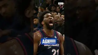 Embiid doesn’t like missed free throws 🤣