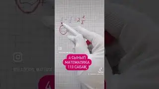 4 сынып математика 113 сабақ!