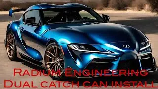 MKV Supra Radium catch can install pt2