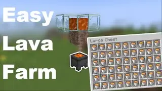 Easiest Lava Farm in Minecraft 1.19+ Infinite Caves and Cliffs (automatic)