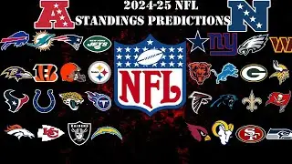 2024-25 NFL season standings predictions