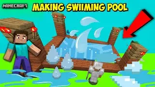 Making Swimming Pool😍-- Minecraft Gameplay Ep#26 (No commentary)
