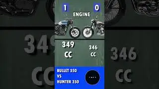 Hunter 350 VS Bullet 350 | 