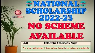 no scheme available in nsp for your submitted information there is no scheme available
