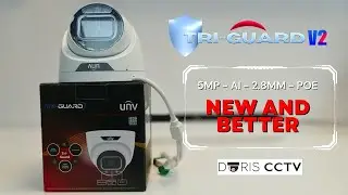 NEW UNV Tri-Guard 5MP IP POE -  Quality Demonstration -  