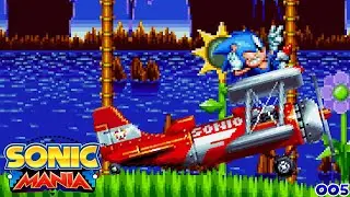 Tyson Hesse styled Sonic in Sonic Mania