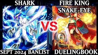 Shark vs Fire King Snake-Eye | High Rated | Dueling Book