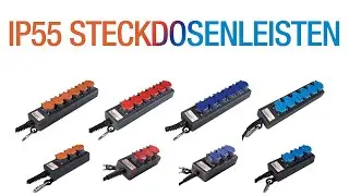 50 000X Slider IP55 Steckdosenleiste DE