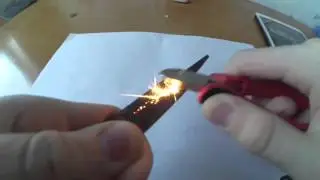 ОПЫТЫ С КРЕМНЕМ!!! МНОГО ИСКР!!!
