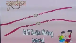 How to Make Rakhi At Home ✨️ || DIY Rakhi Making Tutorial || #youtubevideo #DIY #rakhi #shortvideo