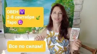 ОВЕН♈️ 2-8 сентября 2024г🍃 Сила с вами!🍀🙏🏼 #тароонлайн #тароовен #правдивоегадание