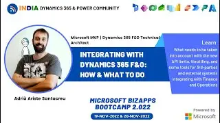 Integrating with Dynamics 365 F&O: how & what to do