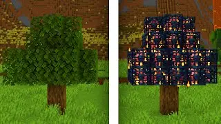 I made Spawner Trees in Minecraft