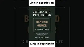 Beyond order: 12 More Rules for life by Jordan B. Peterson #shorts #bestaudiobooks #freeaudiobook