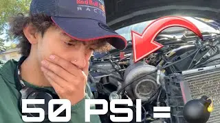 I BLEW UP my engine at 50 PSI !!  ( Single turbo n54 335)