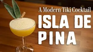 A modern tropical cocktail you need to try... The Isla de Piña