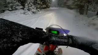 ЗИМНИЙ ДРИСТ НА ЭНДУРО 😂😆🤙