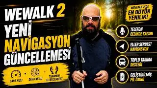 WeWALK Akıllı Baston 2 Navigasyon Güncellemesi | Eller Serbest Navigasyon, Sesli Komut ve Yapay Zekâ
