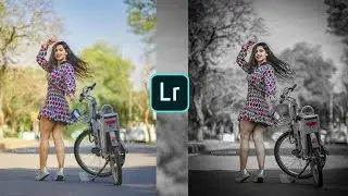 Lightroom editing|black and white color correction with easy steps|preset download|Sany photography