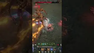 Incinerate lvl 200 Tormented Andariel - Season 4 Diablo 4 #shorts #diablo4 #sorcerer