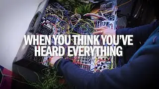 An hour of live modular techno practice, no talking.