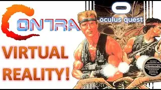 CONTRA VR Demo Gameplay - Retro VR Shooting Game on the Oculus Quest via SideQuest