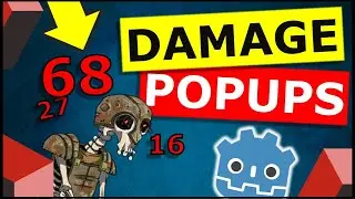 How to Make Floating Text Damage Popups in Godot 3.2