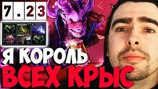 СТРЕЙ ЗАСТАВИЛ ВСТАТЬ АФК / ИГРАЕТ НА РИКИ ПАТЧ 7.23 / ТВ ДОТА 2 LIVE Лучшее со Stray228 Стреем