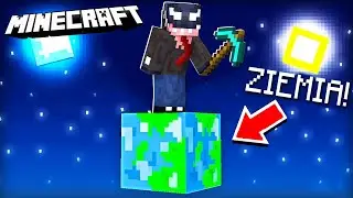 MINECRAFT, ale TYLKO NA JEDNYM BLOKU PLANETY ZIEMI! *wow*