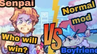 ​Senpai, Roses & Thorns WITH LYRICS By KNAN PLAY - Friday Night Funkin'. Week 6. Normal mod.