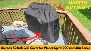 Unicook 52 Inch Grill Cover for Weber Spirit 200, 300 Series, BBQ Grill Cover | Worth Buying?