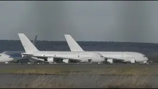 A380, A350, 747 and many more at French Airplane Graveyard