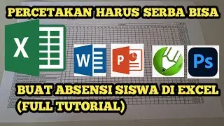 CARA BUAT DAFTAR HADIR SISWA DI MICROSOFT EXCEL (LENGKAP)