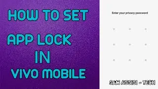 How to Set App Lock in VIVO Mobile 📱| 💯 | TAMIL