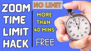 Zoom meeting more than 40 minutes (2024) | How to extend zoom meeting time limit