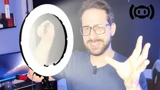 Ring Light PODEROSO da marca Streamplify!! Vale a pena? Unboxing e Testes