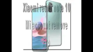 Redmi note 10 mi account & Frp remove By umt Dongle 2022 new