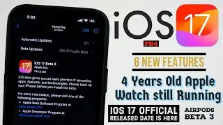iOS 17 PB4 is Released 6 New Features | iOS 17 Official Release date Full Details in Telugu By PJ