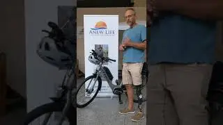 Learn to ride an E-bike as an above knee amputee with prosthesis