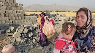 Nilufar's attempt to escape from the ruined house. And find a safe place