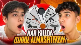 BU CHALLANGE BIZNI QIYNADI HAR KILLDA QUROL ALMASHTIRDIK GRINCH BILAN l PUBG MOBILE