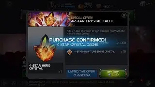 New 4 star Crystal Cache Opening! | Marvel Contest of Champions