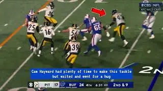 NFL Playoffs: Khalil Shakir Gets Escorted By Steelers Defense for Scripted TD!