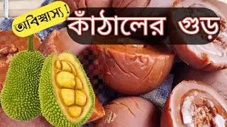 কাঁঠালের গুড় তৈরি || কাঁঠাল দিয়ে গুড় তৈরি | Jaggery is made from jackfruit