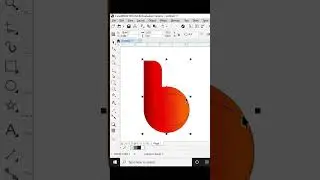 B Letter logo design in Corel Draw