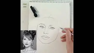 Drawing Taylor Swift with Just a Pencil – Insanely Realistic🤩✏️