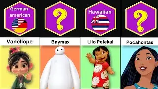 Cartoon Characters Nationality Part 2