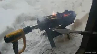 Нож Вопиющий Демон.  полный процесс изготовления.