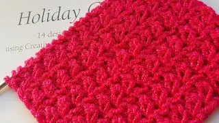 Вяжем базовый фоновый узор спицами 🍂 knitting pattern.